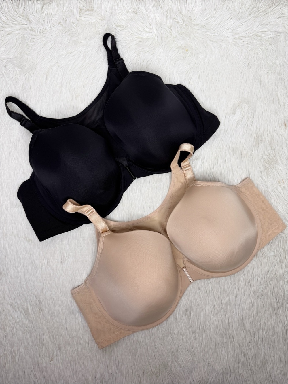 TORRID / (2) perfect coverage front close lightly lined ultimate smoothing bras
